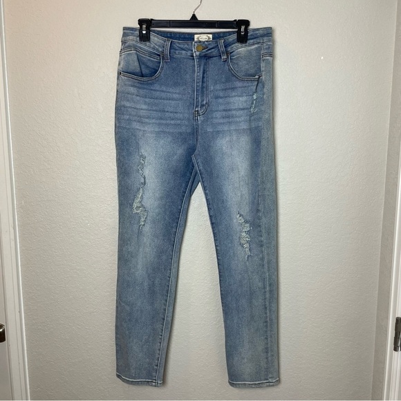 Joyfolie Denim - JOYFOLIE Mia Joy Women's Skinny Stretchy High Rise Blue Jeans Size 30